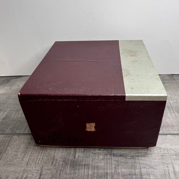 Vintage Asian Hand Painted Fall Daisy Coaster Sushi Plate Wood Box Set of 5 - Picture 7 of 7